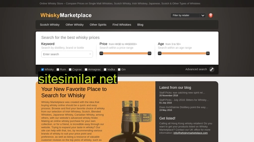 whiskymarketplace.hk alternative sites