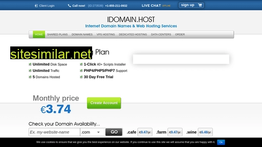 idomain.host alternative sites