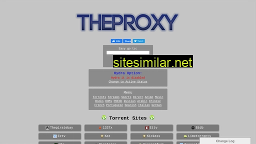 Theproxy similar sites