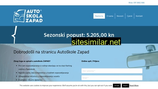 autoskola-zapad.hr alternative sites