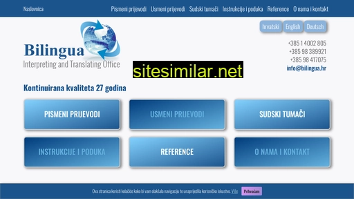 bilingua.hr alternative sites