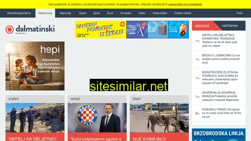 dalmatinskiportal.hr alternative sites