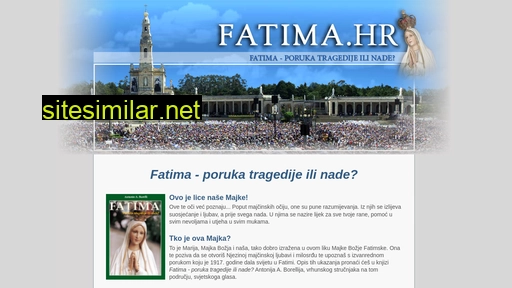 fatima.hr alternative sites