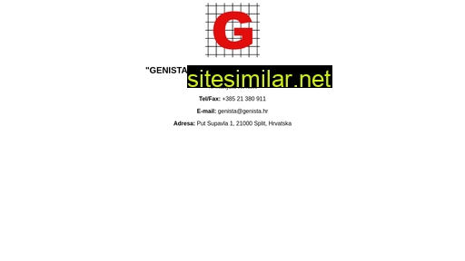 genista.hr alternative sites