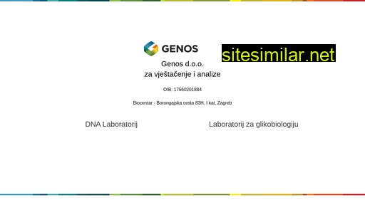 genos.hr alternative sites