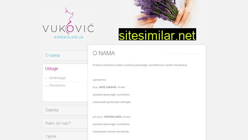 ginekologija-vukovic.hr alternative sites