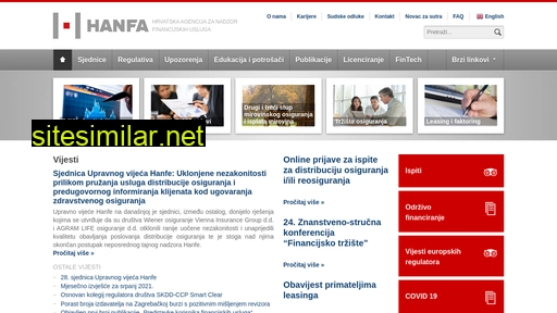hanfa.hr alternative sites