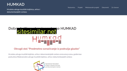 humkad.hr alternative sites