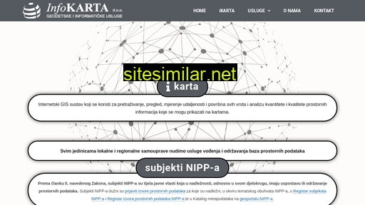 infokarta.hr alternative sites