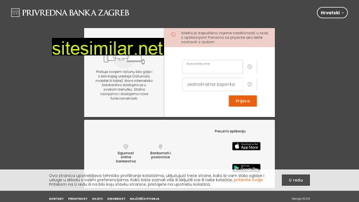 internetbanking.pbz.hr alternative sites