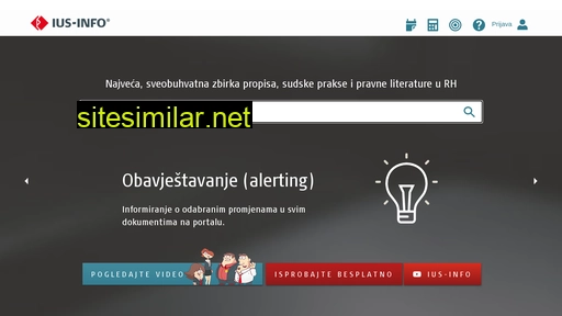iusinfo.hr alternative sites