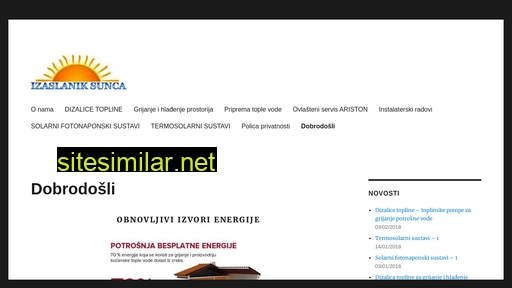 izaslaniksunca.hr alternative sites