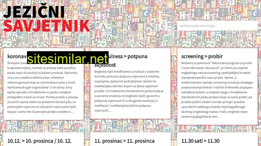 jezicni-savjetnik.hr alternative sites