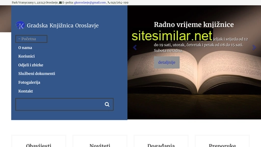knjiznica-oroslavje.hr alternative sites