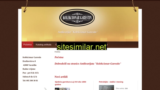 kolekcionar-garestin.hr alternative sites