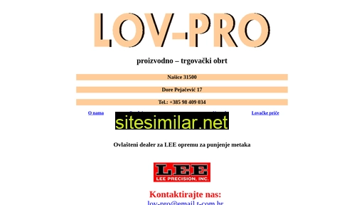 lov-pro.hr alternative sites