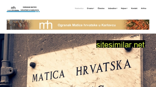 matica-hrvatska-karlovac.hr alternative sites