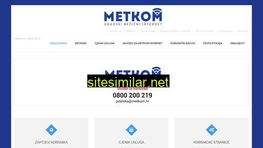 metkom.hr alternative sites