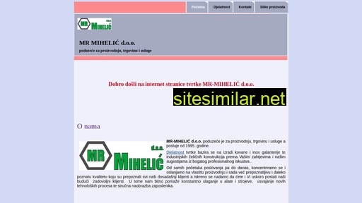 mr-mihelic.hr alternative sites