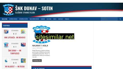 nkdunav-sotin.hr alternative sites
