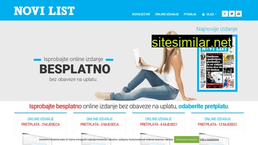 novine.novilist.hr alternative sites