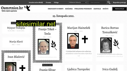 osmrtnice.hr alternative sites