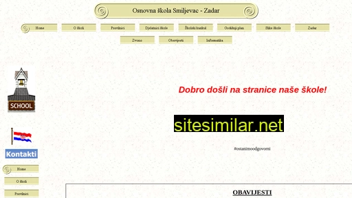 os-smiljevac.hr alternative sites