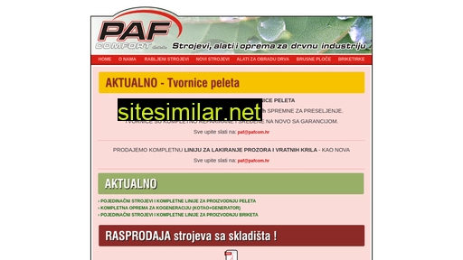 pafcom.hr alternative sites