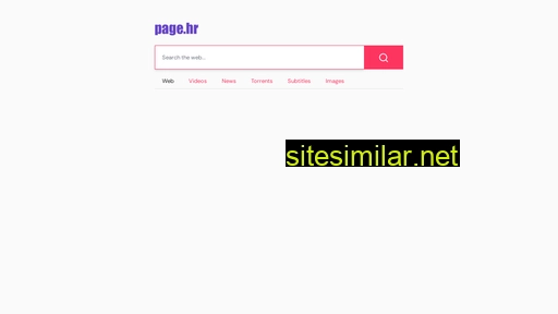 Page similar sites