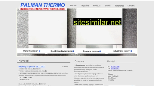 palmanthermo.hr alternative sites