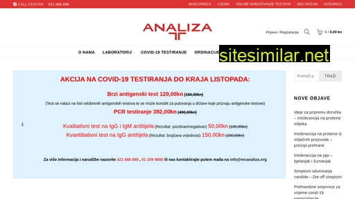 poliklinika-analiza.hr alternative sites
