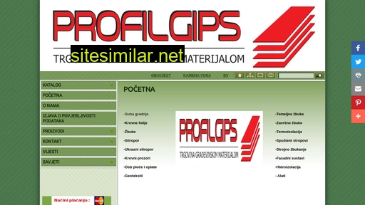 profilgips-trgovina.hr alternative sites