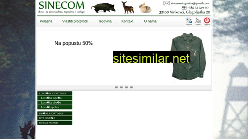 sinecom.hr alternative sites
