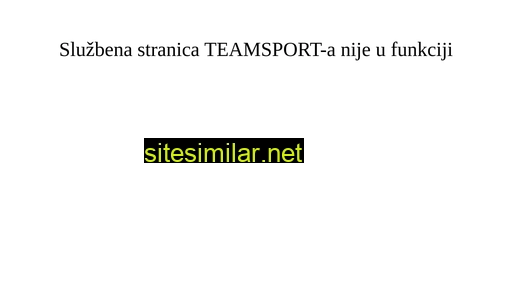 teamsport.hr alternative sites