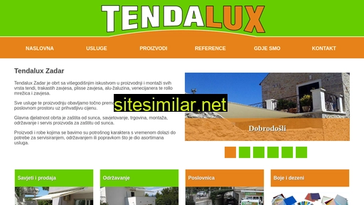 tendalux.hr alternative sites