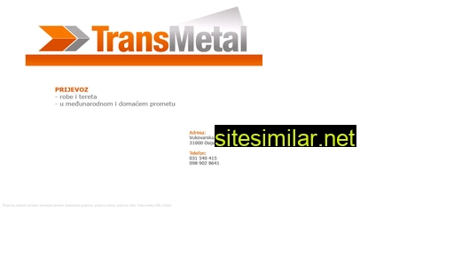 transmetal.hr alternative sites