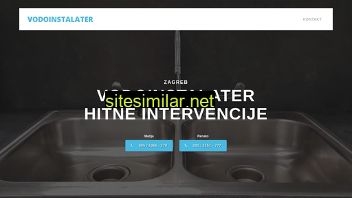vodoinstalater.hr alternative sites