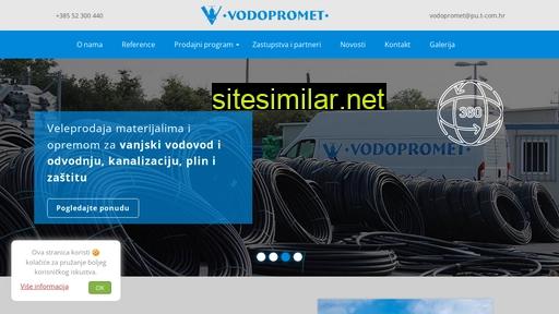Vodopromet similar sites