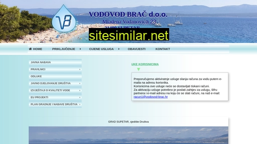 vodovod-brac.hr alternative sites