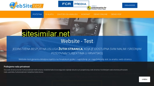 website-test.hr alternative sites