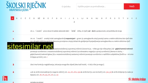 rječnik.hr alternative sites