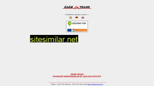 adamtrans.hu alternative sites