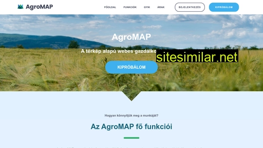 agromap.hu alternative sites