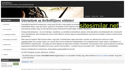 airsoftujonc.hu alternative sites