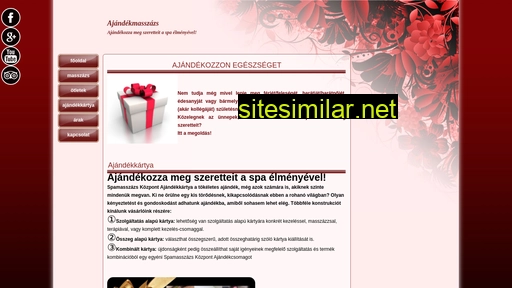 ajandekmasszazs.hu alternative sites