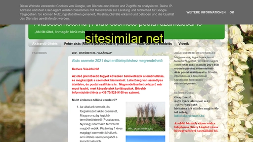 akaccsemete.hu alternative sites