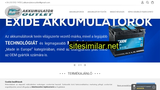 akkumulatoroutlet.hu alternative sites