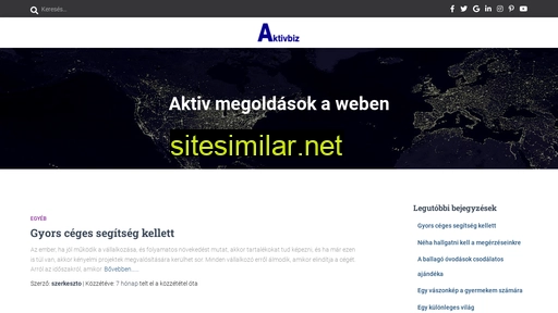 aktivbiz.hu alternative sites