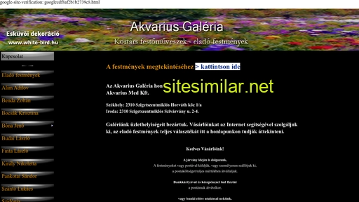 akvariusgaleria.hu alternative sites