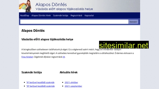 alaposdontes.hu alternative sites